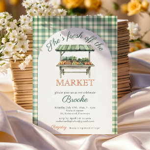 Invitation Elle est fraîche hors de la Fête des mariées du ma