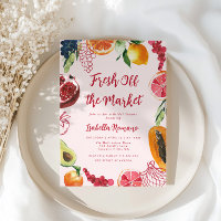 Elle est fraîche sortie du marché Rose Enterrement