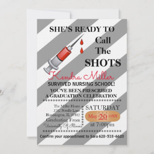 Invitation Elle est prête à appeler les chaussures