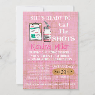 Invitation Elle est prête à appeler les chaussures