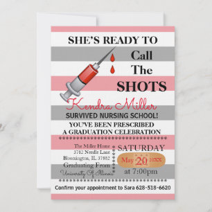 Invitation Elle est prête à appeler les chaussures