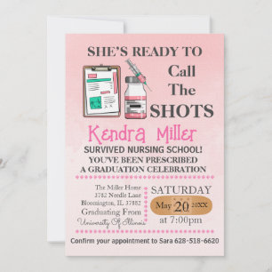 Invitation Elle est prête à appeler les chaussures