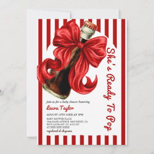 Invitation Elle est prête à faire éclater la fête de bébé Sod