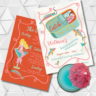 Invitation Elle est une Fête de Demoiselle d'Honneur de Week-