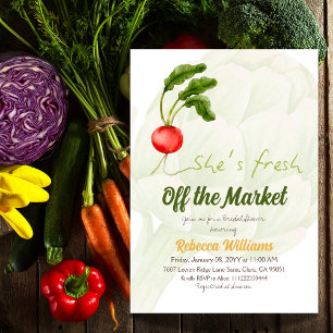 Invitation Elle n'a plus la Fête des mariées du marché