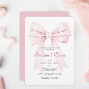 Invitation Elle noue la Fête des mariées