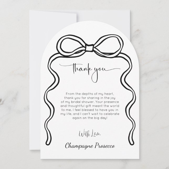 Invitation Elle noue la Fête des mariées Photo (Devant)