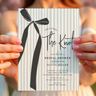 Invitation Elle noue l'événement de Shower de Mariée