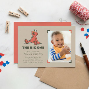 Invitation Elmo   Le Grand Premier Anniversaire - Photo