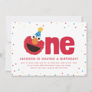 Invitation Elmo One