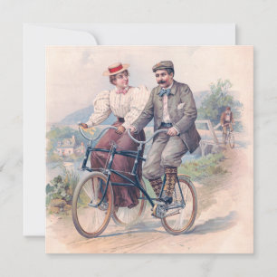 Invitation Elopement du vélo, 1896