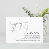 Elopement mariage, Heureusement Jamais Après La Fê