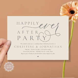 Invitation Elopement Mariage Moderne, Heureusement Jamais Apr