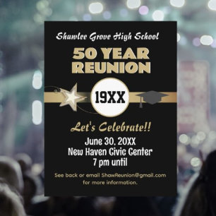 Invitation Em ! Toute année Classe Reunion Carte p