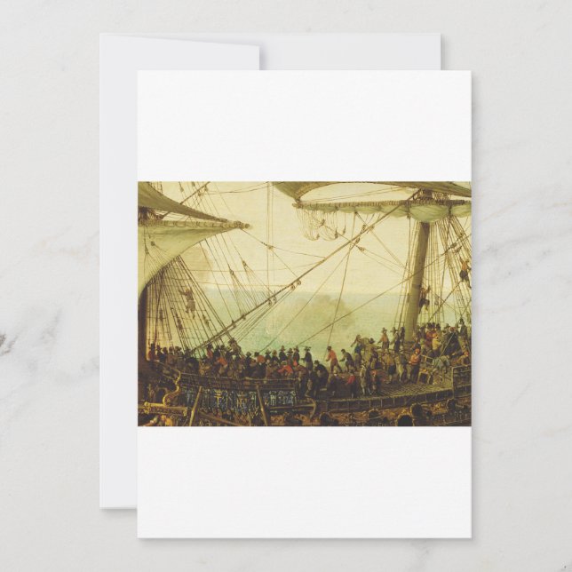 Invitation Embarquement de l'électeur Palatine (Devant)