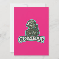 Emblème Combat Esports | Logo du Guerrier Numériqu