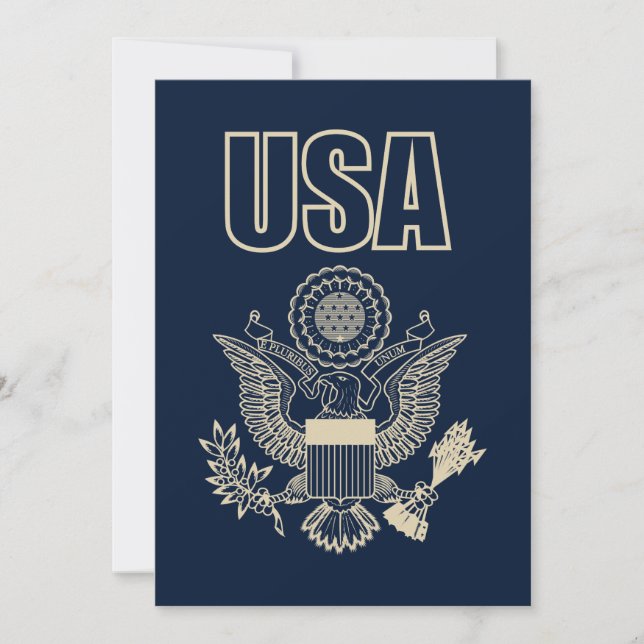 Invitation emblème national des États-Unis (Devant)