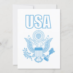 Invitation emblème national des États-Unis
