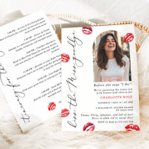 Invitation Embrasse la Miss Adieu Dernier Kiss pour Miss Hen