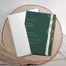 Emerald Birch Tree Aspen Mariage de verdure