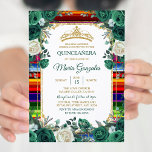 Invitation Emerald Green Mexicaine Charra Mis Quince Invitati<br><div class="desc">Emerald Green Mexican Charra Mis Quince Invitation Mis Quince Anos,  15e anniversaire, </div>