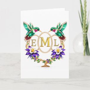 Invitation EML Colibri Toutes Lettres Personnalisées Mariage