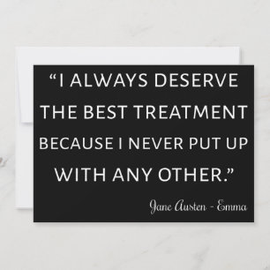 Invitation Emma Par Jane Austen Citation II