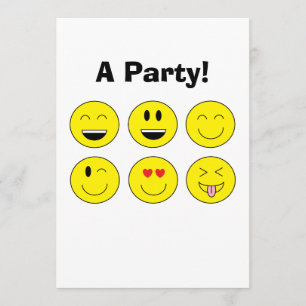 Invitation "Emojis"