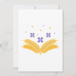Invitation Empreinte ukrainienne - broderie et grain