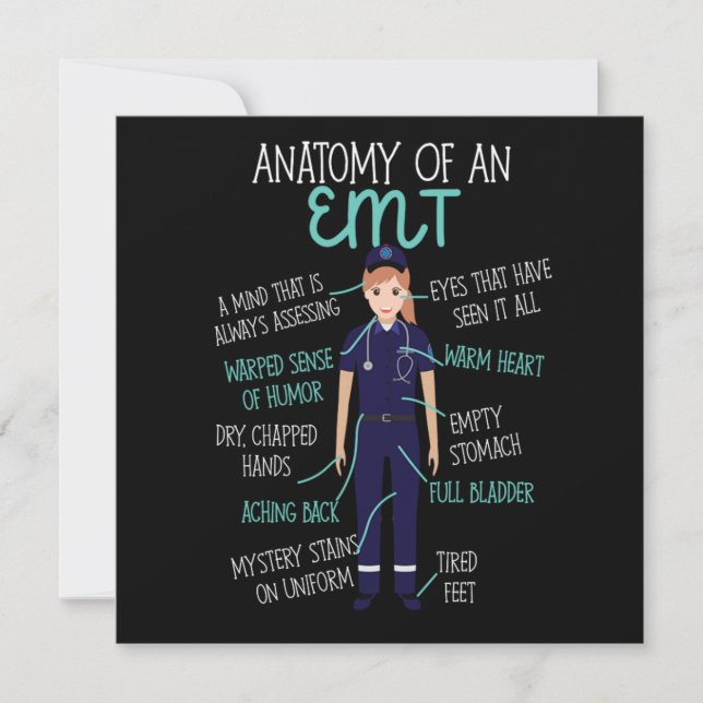 Invitation Emt Anatomy Of An (Devant)