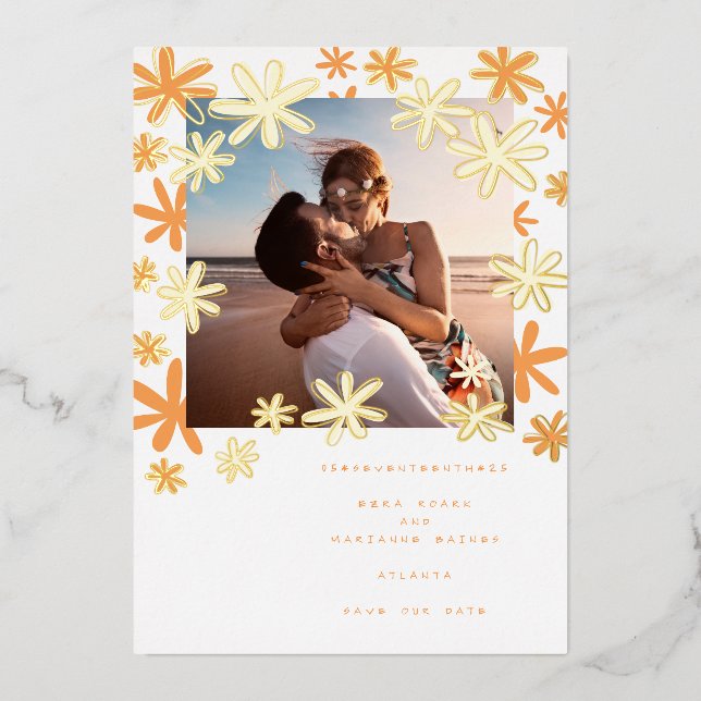 Invitation en aluminium (Recto)