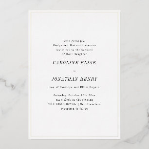 INVITATION EN ALUMINIUM 