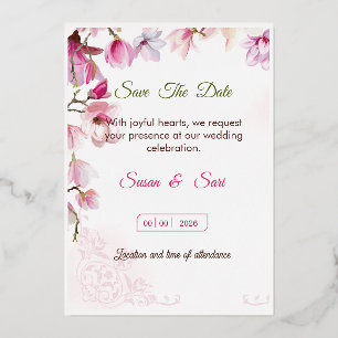 Invitation en aluminium