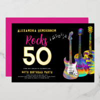 50e Anniversaire Rocks 50 Party rose
