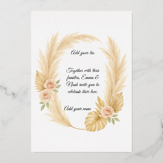 Invitation En Aluminium A dreamy boho arch for your perfect day