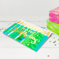 Ajouter Logo Fun Green Blue bougies Entreprise Ann