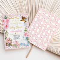 Alice florale rose en Wonderland Thé Baby shower