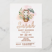 Baby shower animal des bois