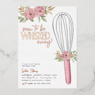 Invitation En Aluminium Baby Shower de Cuisine Emportée