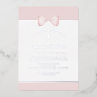 Baptême d'un cou rose pâle