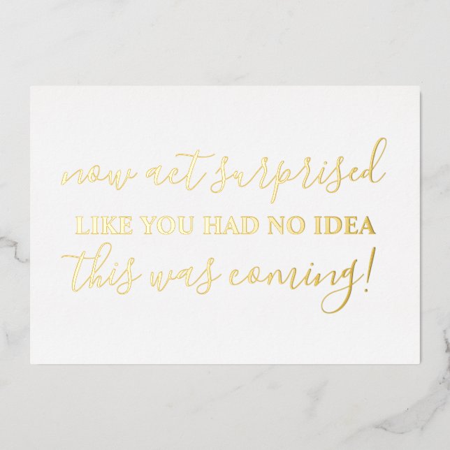 Invitation En Aluminium Be My Bridesmaid Fundy Act Suprise Photo Foil Invi (Recto)