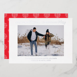 Invitation En Aluminium Bientôt Marié Engagé Joyeux Noël Mariage