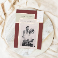 Bloc De Couleurs Mi-Siècle Moderne Enregistrer La