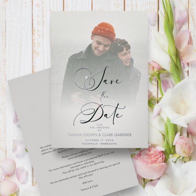 Invitation En Aluminium Boda de efectos de efecto de vello de la transpare (Créateur téléchargé)