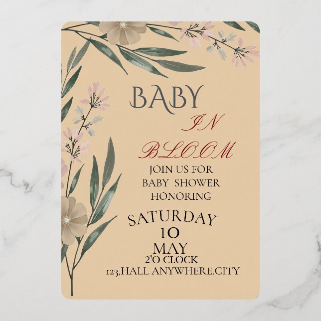 INVITATION EN ALUMINIUM BONATICAL (Recto)