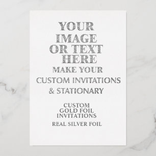 Invitation En Aluminium Bricolage, Créez Votre Argent Personnalisé Sur Mes