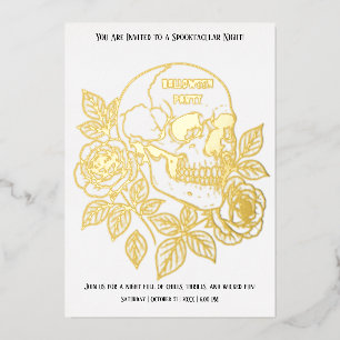 Invitation En Aluminium Bureau d'affaires Communauté Halloween Déplaisant