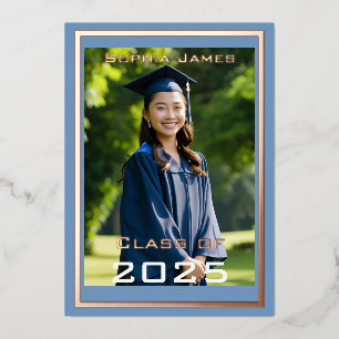 Invitation En Aluminium Cadre en or rose - promotion de 2025