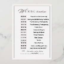 Calendrier de mariage personnalisable