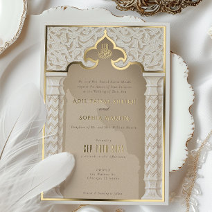Invitation En Aluminium Carton d'invitation de mariage en papier découpé a